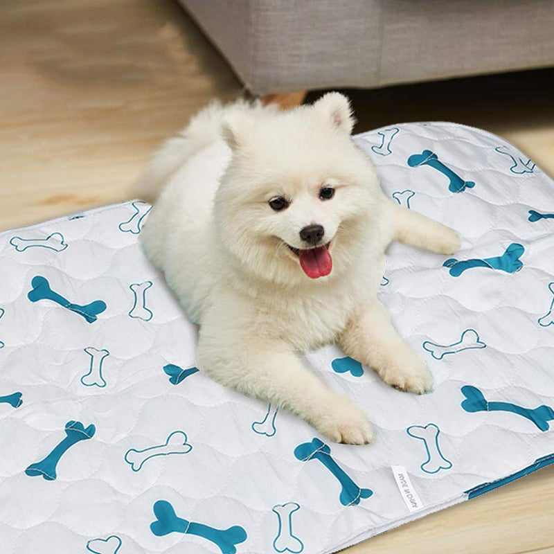 M.Q.L. Dog Training Mat, Washable Puppy Pee Mat, Absorbent and Waterproof Pet Travelling Mat - 40x60cm - PawsPlanet Australia