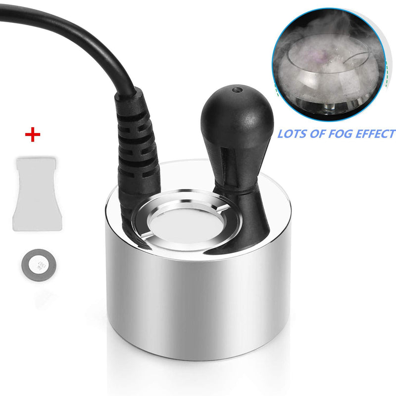 Fitnate Aluminum Mist Maker Fogger water fountain, Lots Foggy Effect, For water feature, Pond, Garden, Halloween, Silver, UK Plug - PawsPlanet Australia