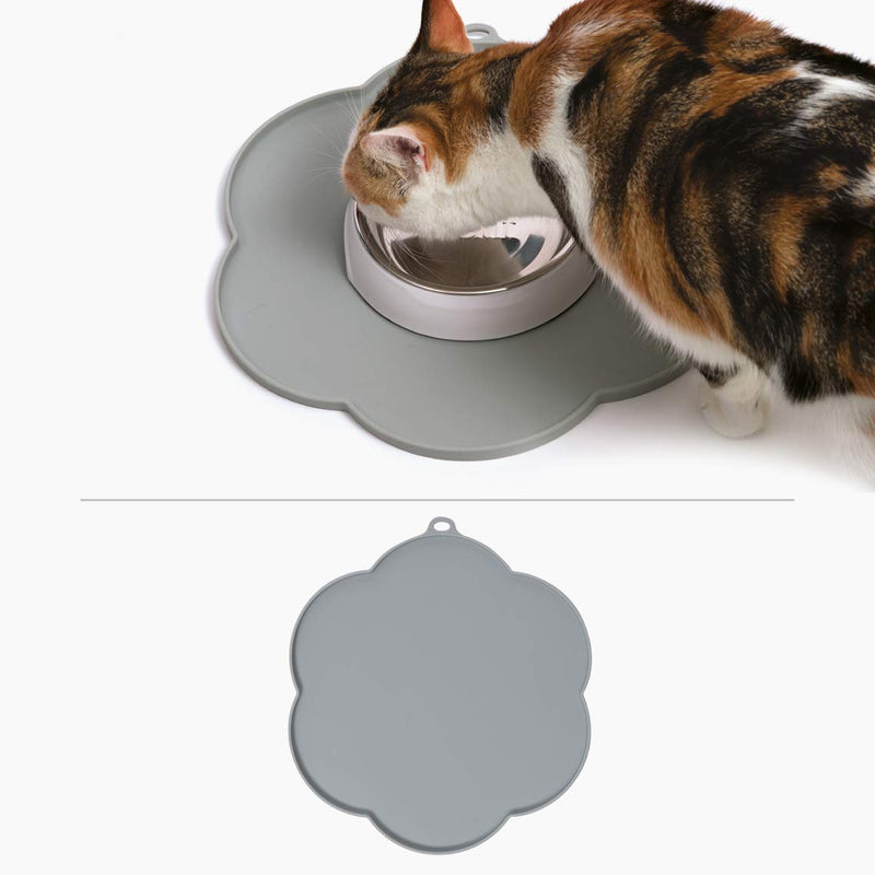 Catit Flower Placemat, Medium, Grey - PawsPlanet Australia