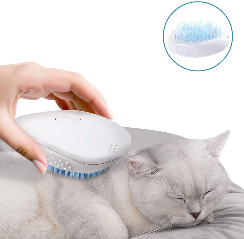 MINISTAR Cat Brush,Cat Brush for Shedding and Grooming,Slicker Brush Cat,Deshedding Brush for Dogs,Dematting Brush for Dogs,Cat Brush for Short Haired Cats,Dog Brush,for Massage,with Cleaning Button - PawsPlanet Australia