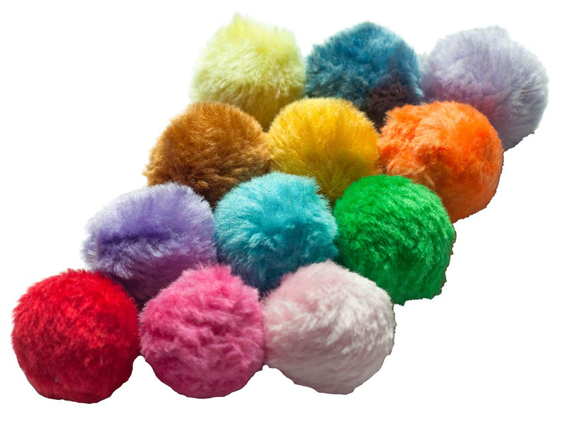Fashion's Talk Cat Toys Furry Rattle Ball for Kitty 6-Pack - PawsPlanet Australia