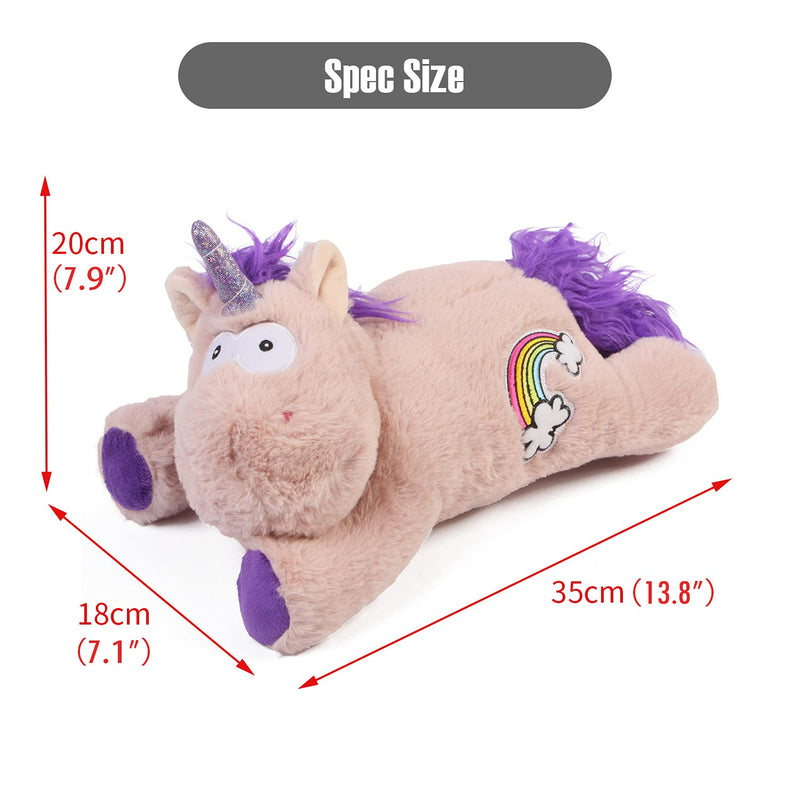 Heartbeat Puppy Toy -Puppy Toy with Heartbeat -Unicorn Dog Toy -Puppy Heartbeat Stuffed Animal -Sleeping pal for Dogs and Kittens -Puppy Essentials- Gift for Puppy and Kitten - PawsPlanet Australia