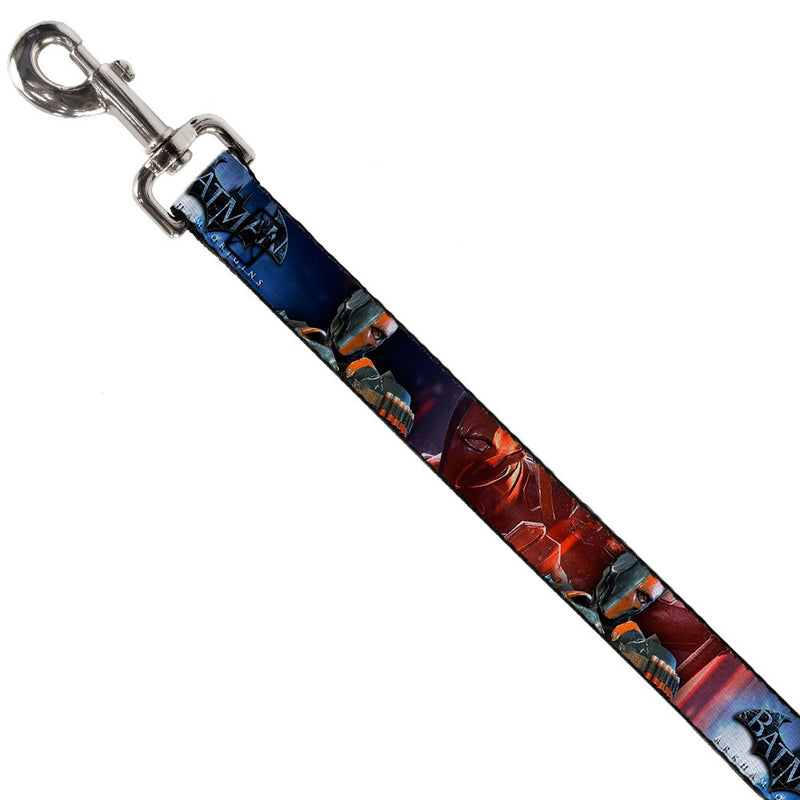 [Australia] - Buckle-Down Dog Leash Deathstroke Pose Batman Arkham Origins Logo Available in Different Lengths and Widths for Small Medium Large Dogs and Cats 6 Feet Long - 1/2" Wide 