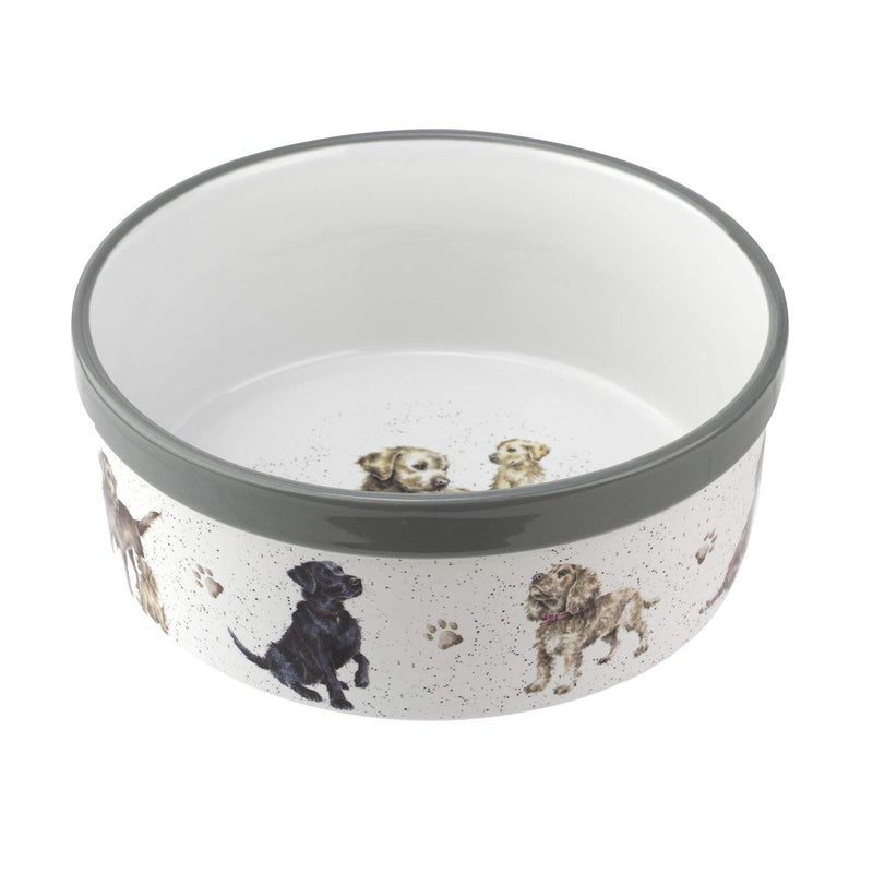 Portmeirion Home & Gifts WN4097-XL Dog Bowl, Ceramic, Multi Coloured - PawsPlanet Australia