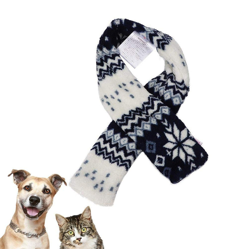 July Summer Gifts Winter Fashionable Pet Scarf, Cute Pet Neck Scarf, Dog for Pet(WJ03 blue, L) WJ03 blue, L - PawsPlanet Australia