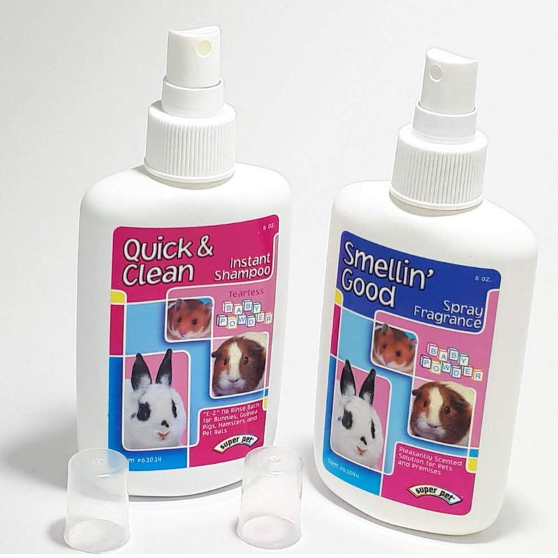SMALL ANIMAL PET GROOMING KIT-RABBIT BRUSH -GUINEA PIG- HAMSTER- RAT- Small Dog or Cat - KITTEN -PUPPY Accessories Brush,Comb and Instant Shampoo -Fragrant Spray. Toy and Bag - PawsPlanet Australia