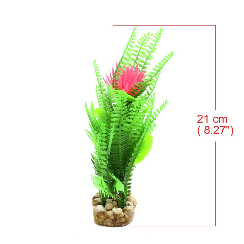 [Australia] - uxcell Aquarium Terrarium Decorative Plant Reptiles Habitat Ornament Home Decoration w Ceramic Base 