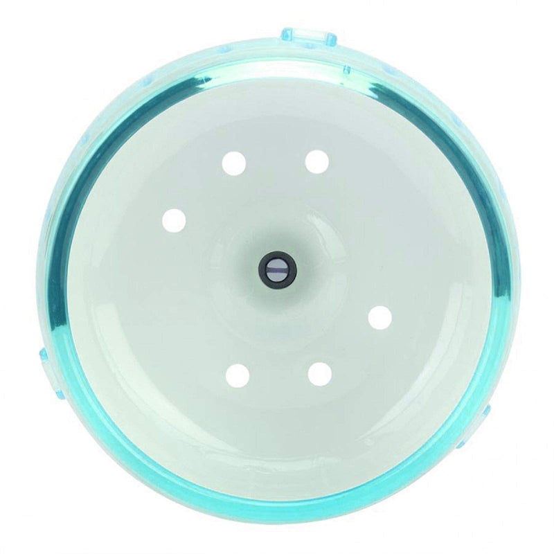 [Australia] - Felenny Hamster Wheel Toy Silent Runner Spinner Exercise Running Wheel Small Pets Plastic Silent Roller Exercise Wheel Cage Attachment Suitable for Small Animals Hamster Guinea Pig Blue 