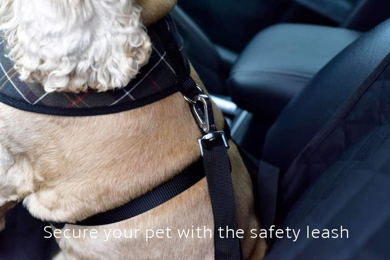 Dog Car Seat with Safety Harness Seat Belt - Pet Puppy Waterproof Travel Dog Car Seat Protector Cover Car Accessories - PawsPlanet Australia