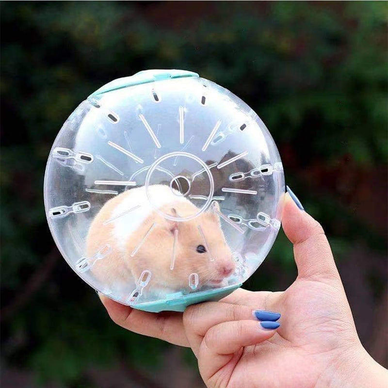 Zhang Ku 5.5inch Plastic Outdoor Sport Ball Grounder Rat Small Pet Rodent Mice Jogging Ball Toy Hamster Gerbil Rat Exercise Balls Play Toys Blue - PawsPlanet Australia