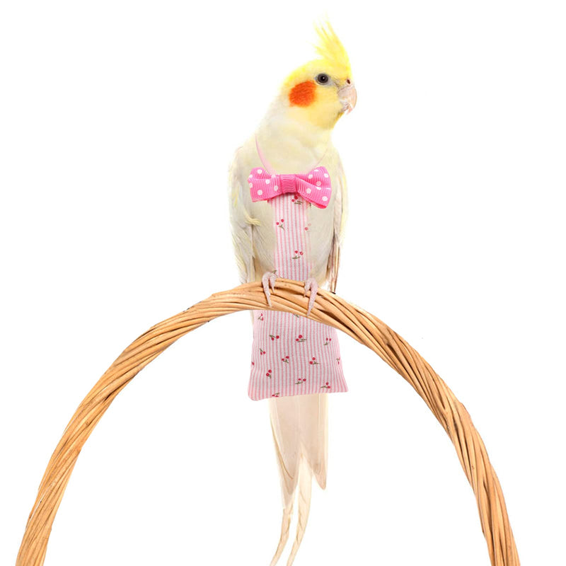 QBLEEV Cockatiel Bird Diaper Flight Suite Liners Yellow Pink Blue 3 Pack - PawsPlanet Australia