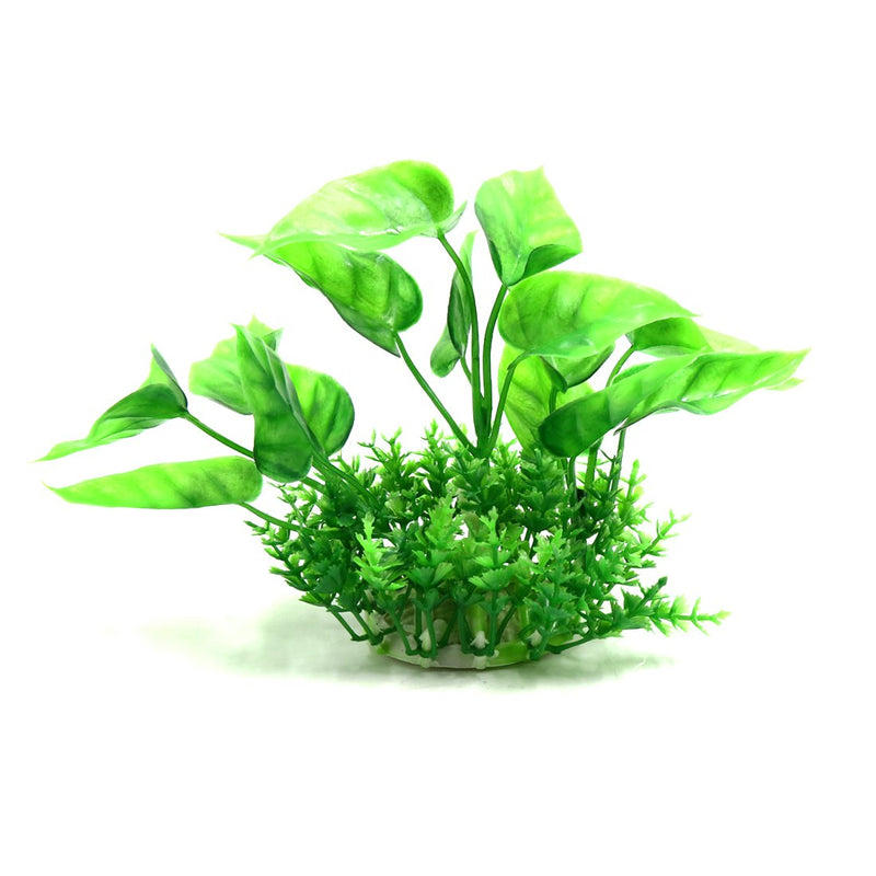 [Australia] - uxcell Green Plastic Plant Landscape Decoration tic Habitat Decor rium Accessory 