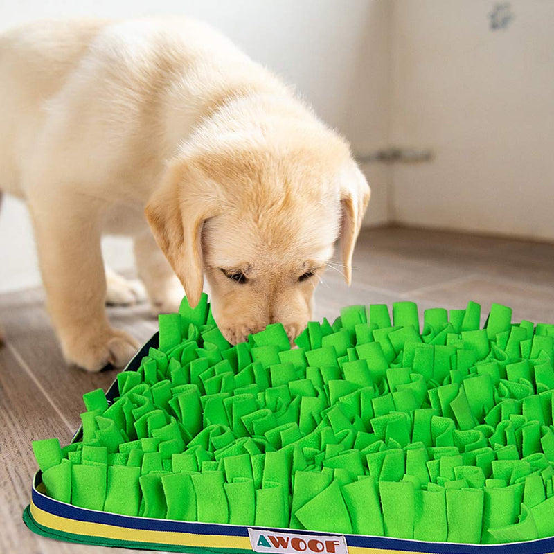 AWOOF Snuffle Mat for Dogs, Non-Slip Puppy Interactive Toy-Dog Puzzle Toys Pet Dog Feeding Mat for Training & Slow Eating, Encourages Natural Foraging Skills of Small Medium Pets & Relieve Stress - PawsPlanet Australia