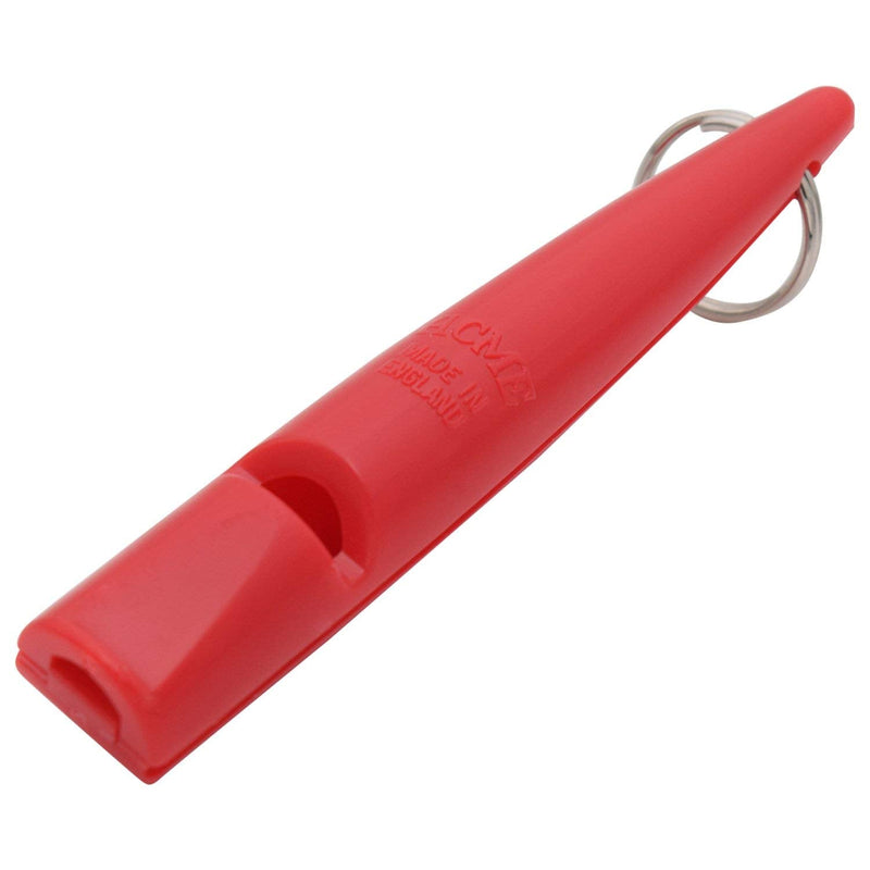 ACME Dog Whistle No. 210.5 + Whistle Band Included, Original from England, Ideal for Dog Training, Robust Material, Standard Frequency is Loud and Wide-Reaching (Carmine Red) - PawsPlanet Australia