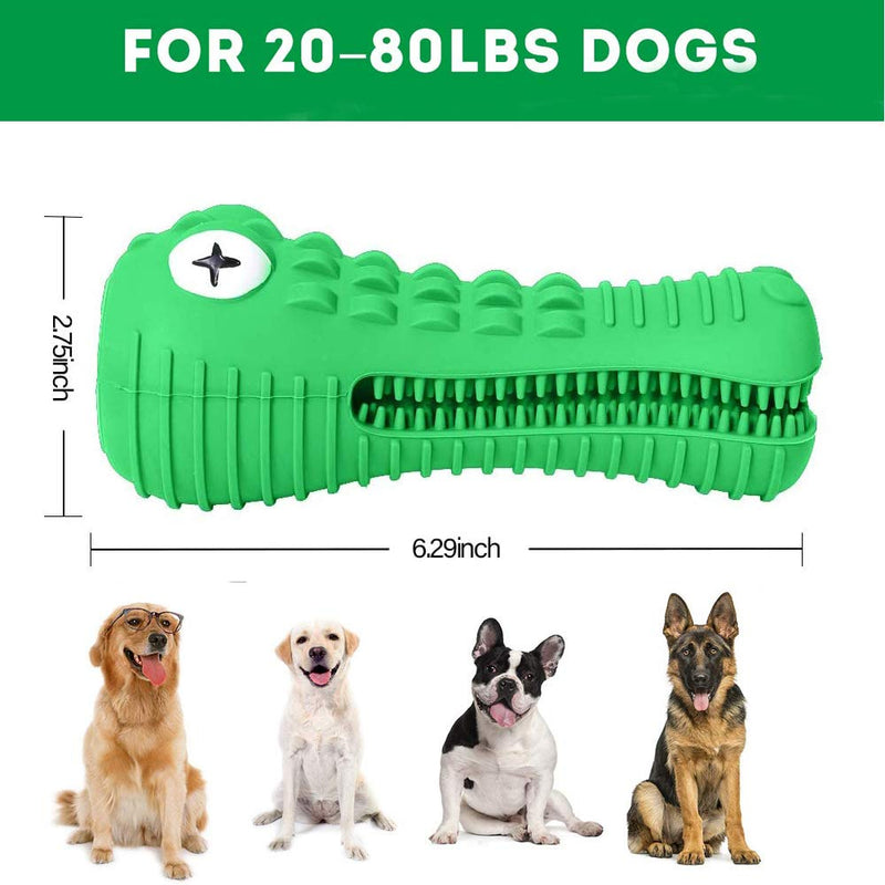 Dog Chew Toys for Medium Large Dogs, Natural Rubber Durable Indestructible Aggressive Chewers Dog Toy Teeth Cleaning - PawsPlanet Australia