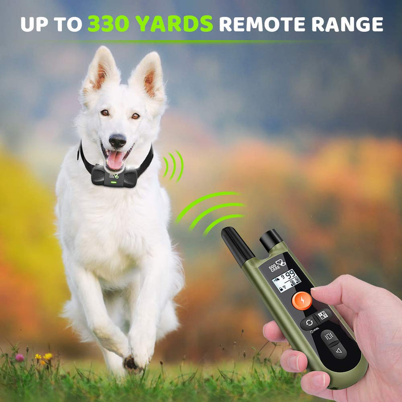 [Australia] - DOG CARE Dog Training Collar Dog Training Collar with Remote, 3 Modes, Rechargeable Waterproof Dog Training Collar for Small Medium Large Dogs, 1000ft Remote Range, Safe & Humane 