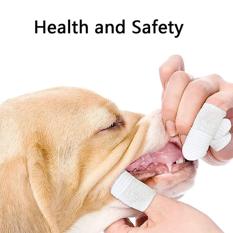 Srup Pack of 24 dog toothbrushes, finger cots, dog dental care, dog toothbrush for small dogs, dental care for dogs, for cleaning the teeth of dogs and cats - PawsPlanet Australia