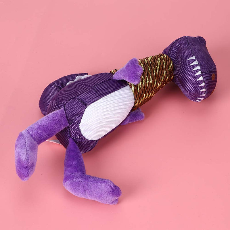 Nannday 【𝐄𝐚𝐬𝐭𝐞𝐫 𝐏𝐫𝐨𝐦𝐨𝐭𝐢𝐨𝐧 𝐌𝐨𝐧𝐭𝐡】 Sounding Plush Dog Toy Soft Dog Teeth Cleaning Toy for Dog Pet(purple) purple - PawsPlanet Australia
