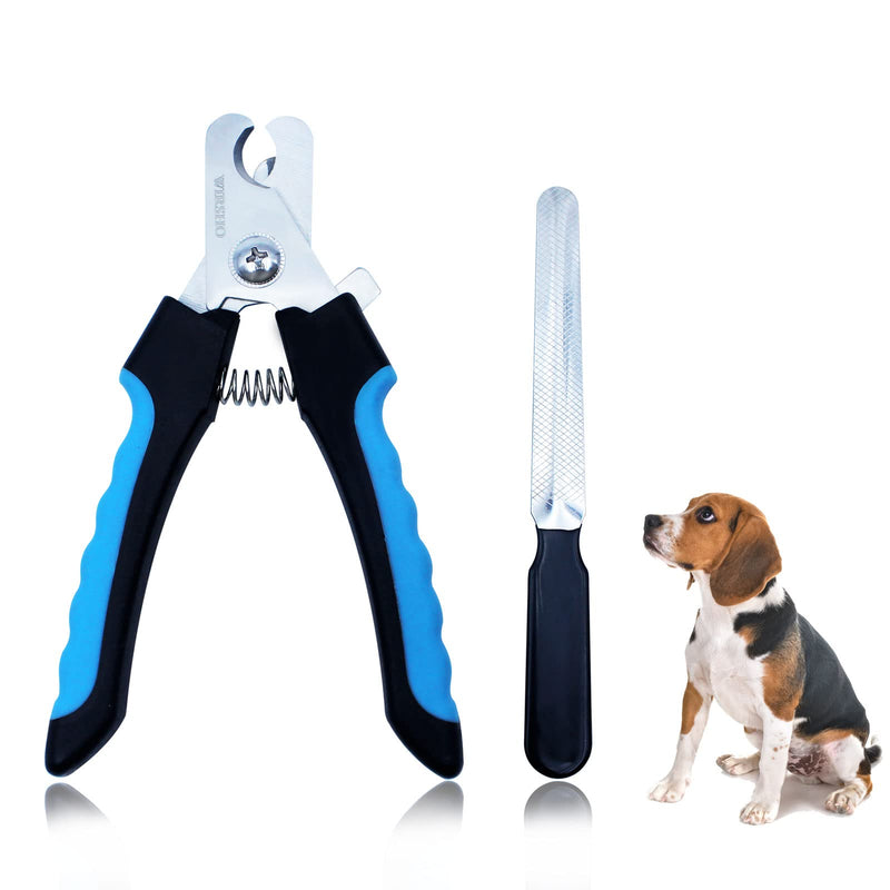 WIRSHO claw scissors for dogs, cats claw pliers with nail file, large nail clippers with safety protection, professional claw care for small animals, pets claw cutter - PawsPlanet Australia