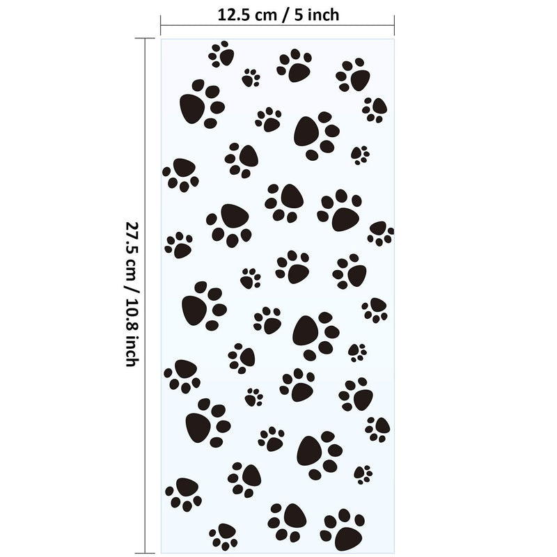 100 Pieces Pet Paw Print Cone Cellophane Bags Heat Sealable Candy Bags Dog Paw Gift Bags Cat Treat Bags with 100 Pieces Silver Twist Ties for Pet Treat Party Favor Black - PawsPlanet Australia