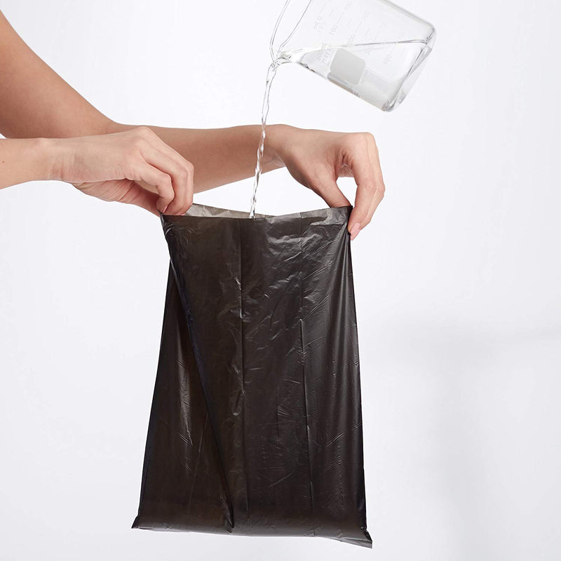 [Australia] - SDYK 450 Counts pet Poop Bags cat Dog garbage Waste Bags Earth-Friendly Large Black 30 Rolls with Dog Bone Waste Bag Dispenser(450 bags) 450 bags 