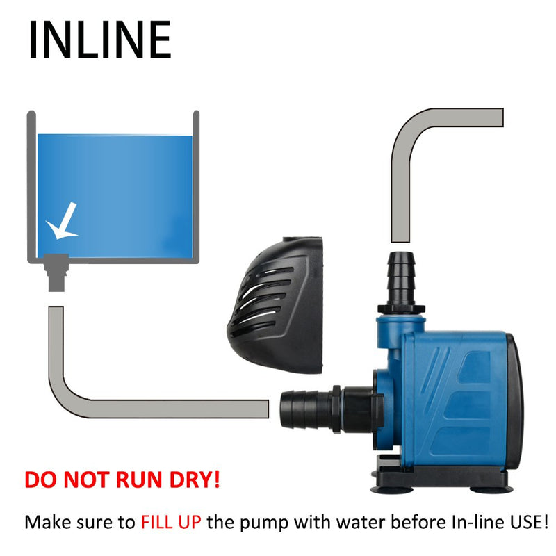 [Australia] - Uniclife 320-1000GPH Submersible/Inline Water Pump for Pond Pool Fountain Aquarium Fish Tank 400 GPH 