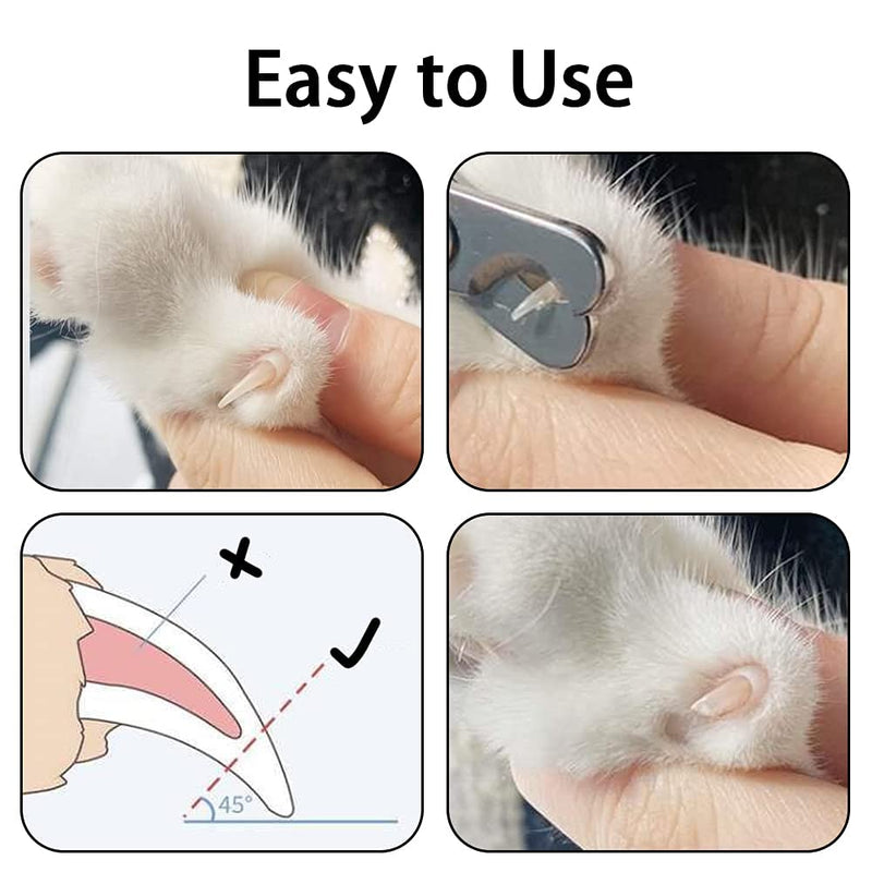 NA Pet Nail Clipper,Professional Claw Trimmer,Kitten Nail Clipper for Cat, Small Breed Dog, Rabbit and Small Animal(Stainless Steel) - PawsPlanet Australia
