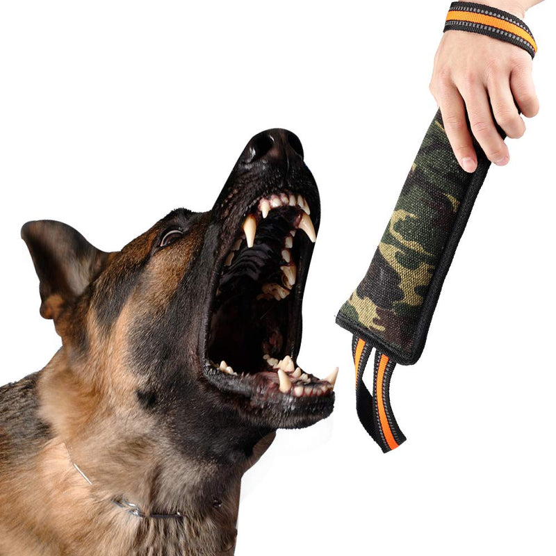 Dog Tug Toy Dog Training Bite Pillow Durable, Puppy Training Interactive Play Toys, Interactive Toys for Medium to Large Dogs, Best for Tug of War Camouflage - PawsPlanet Australia