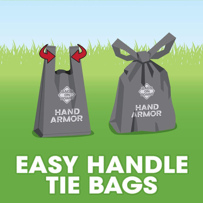 [Australia] - Bags On Board Hand Armor Dog Poop Bags | Extra Thick Dog Waste Bags with Leak Proof Protection 100 Bags Original 