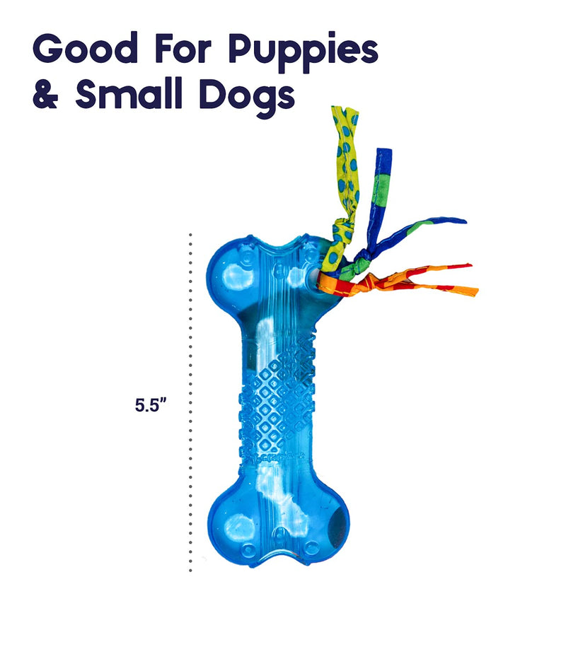 Petstages Orka Mini Bone Royal Blue Dog Chew Toy - PawsPlanet Australia
