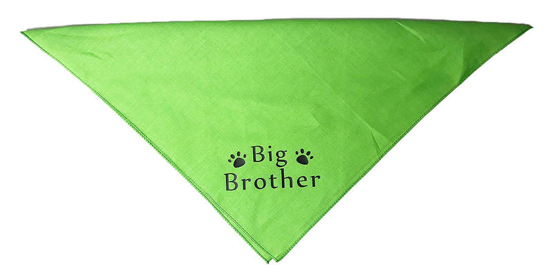 [Australia] - Midlee Big Brother Dog Bandana Large, Lime Green 