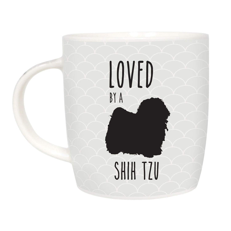 Splosh Precious Pets Mug Collection – Shih Tzu, Grey and Black Ceramic Mug with Pet Silhouette, Gift Boxed, Dishwasher Safe - PawsPlanet Australia