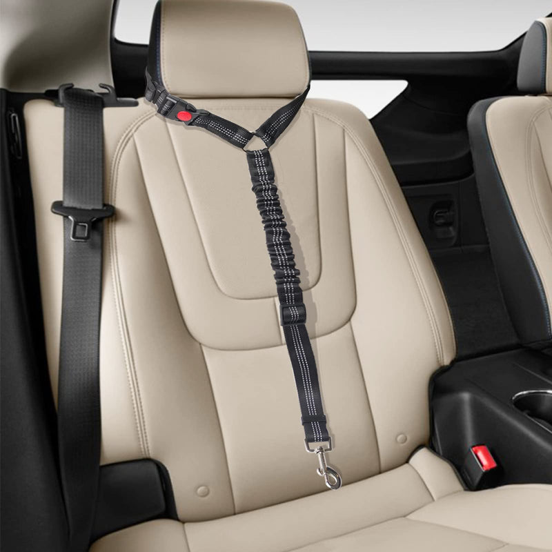 Dog Safety Harness - Seat Belt Dog Car for Small Dogs Medium Dogs Puppy Accessories (Black) Black - PawsPlanet Australia
