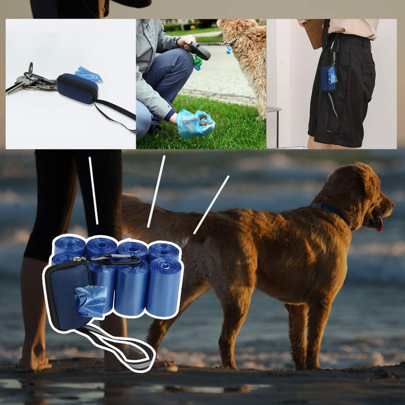 Nesmilers Blue Dog Poop Bags Dog Waste Bags, 40 Rolls/1400 Bags - PawsPlanet Australia