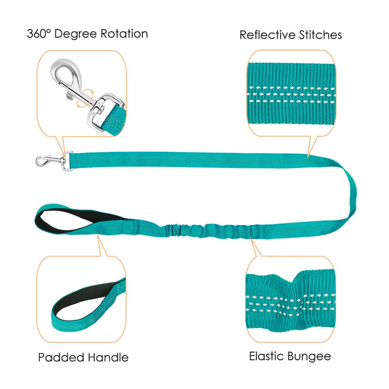 SlowTon No Pull Small Dog Harness and Leash, Front Lead Walk Vest Harness Soft Padded Reflective Adjustable Puppy Harness Anti-Twist 4FT Pet Lead Quick Fit for Small Dog Cat Animal XX-Small Green - PawsPlanet Australia