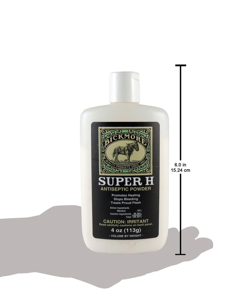 Bickmore Super H Antiseptic Powder for Horses - Quick Healing, Stops Bleeding, Treats Proud Flesh - PawsPlanet Australia