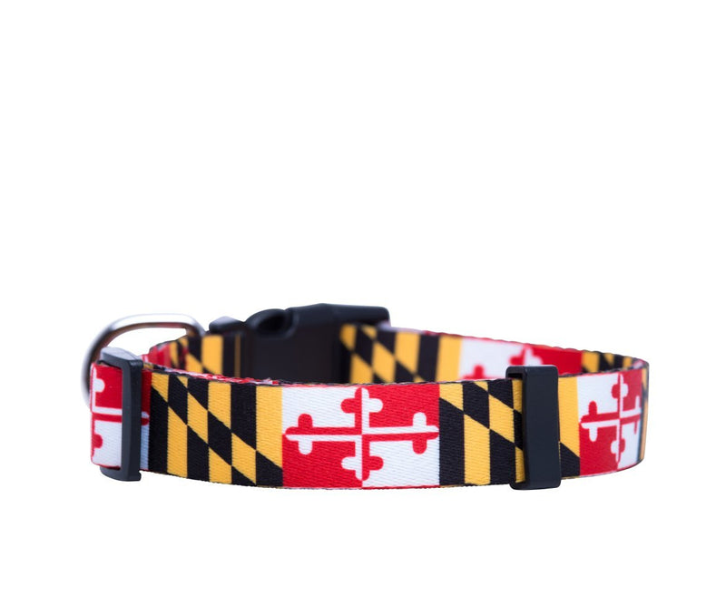 [Australia] - Native Pup Maryland Flag Dog Collar Small 