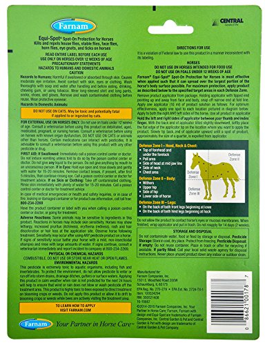 [Australia] - Farnam Equi-Spot Spot On Protection for Horses, 2-Week Supply with 1 Application 2 week supply 