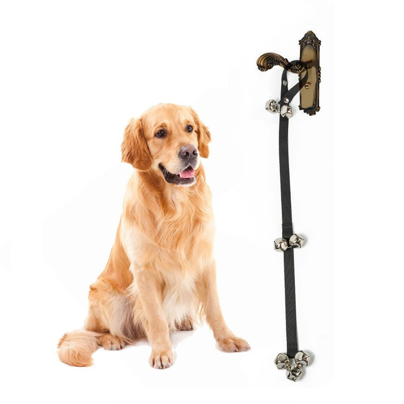 Techson 2 PCS Dog Doorbell, Adjustable Door Knock, Training Dog Doorbell with 7 Large Loud Bells - PawsPlanet Australia