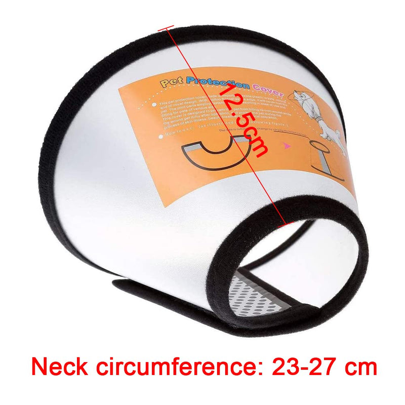 Adjustable Pet Cone Protective Collar Comfy Pet Cone Collar Plastic Elizabethan Neck Collar for Dogs and Cats - PawsPlanet Australia