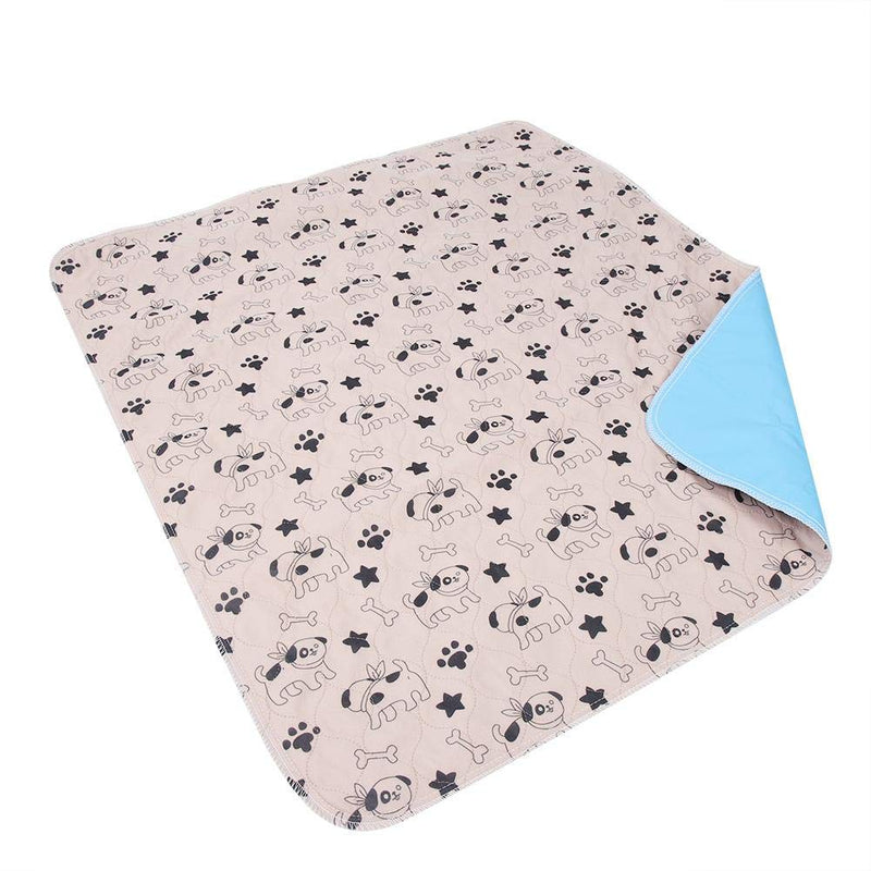 Oumefar 3 Sizes Waterproof Dog Pee Pad Cute Absorbent Whelping Pads Non-Slip Puppy Urine Mat for Dogs Training Travel Whelping(80 * 90cm) 80*90cm - PawsPlanet Australia