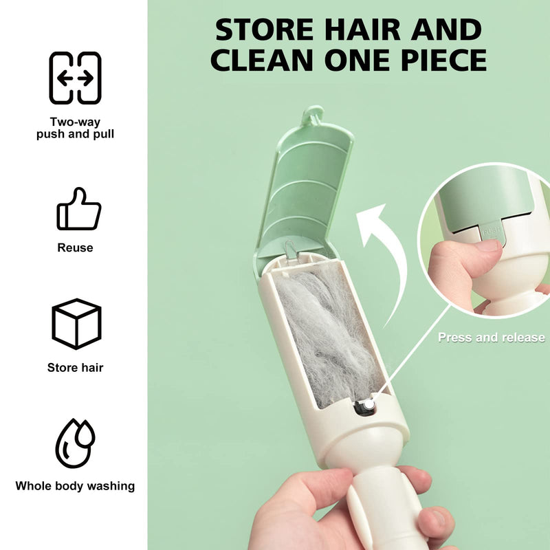 papasgix animal hair remover lint roller animal hair, reusable lint rollers for animal hair, lint brush for dog hair and cat hair removal, for sofa bed carpet scratching post (1 piece white) 1 piece white - PawsPlanet Australia