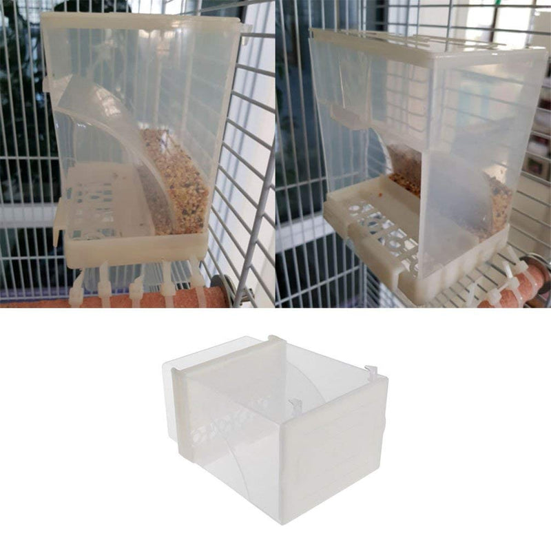 Parrot Automatic Feeder,No-Mess Bird Feeder,Cage Accessories for Budgerigar Canary Cockatiel Finch Parakeet Seed Food Container by Old Tjikko Large Hooked Bird Feeder - PawsPlanet Australia