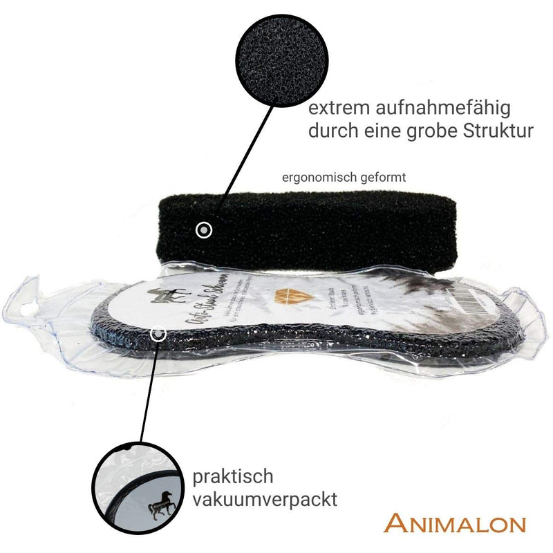 Animalon | Anti-dust sponge | Horse care, dust brush horse | Remove dust horses | 1 piece of gray - PawsPlanet Australia