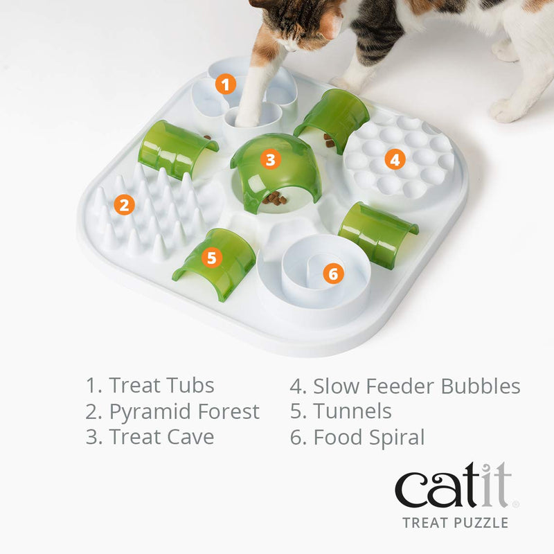 Catit Play Treat Puzzle Slow Feeder - PawsPlanet Australia