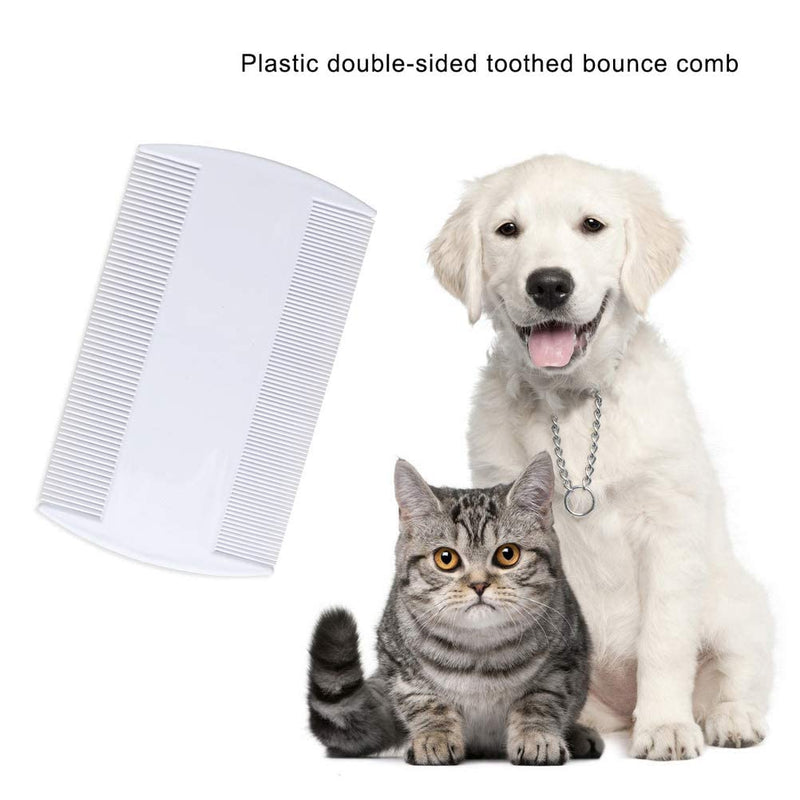 Fine-toothed head lice comb, 4 pieces flea comb for cats and dogs, durable double-sided nit combs, lice comb, nit comb, plastic for children, adults, pets - PawsPlanet Australia