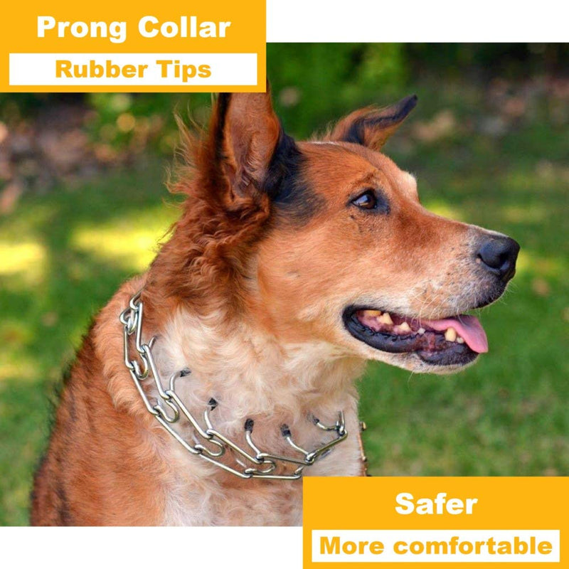Prong Collar Covers, 50 Tips per Pack Dog Prong Collar Tips, 2.5mm - 4.0mm Vinyl Comfort Tips for Prong Collar 2.5mm 50 Count (Pack of 1) - PawsPlanet Australia