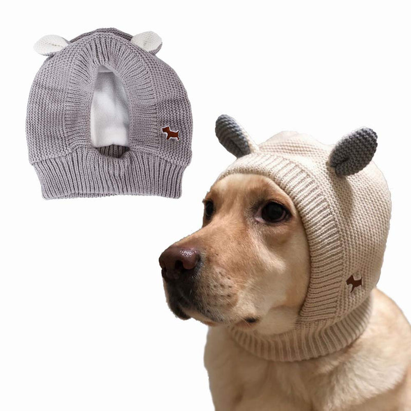 Dog Hat Rabbit Ears Pet Knitted Hat Warm Winter Cap Head Wear for Cats Dogs Pets Party - PawsPlanet Australia