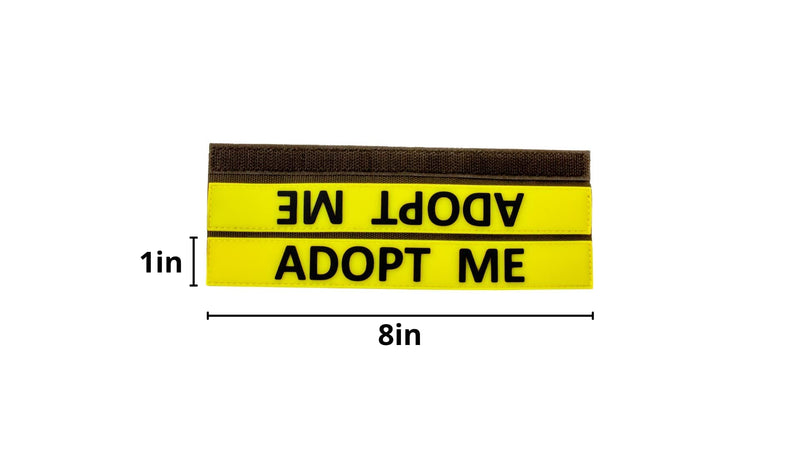 Tacticollar - Do Not Pet, Adopt Me, Training, and Service Dog Leash Sleeves, Double Sided, Highly Visible, Communicate Your Dogs Needs to Prevent Accidents - PawsPlanet Australia