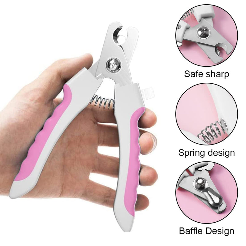 Clyhon Claw Scissors Claw Cutter for Dogs and Cats - Professional Claw Clippers Stainless Steel with Nail File, High Quality Claw Care Cutter with Spacer for Pets - PawsPlanet Australia